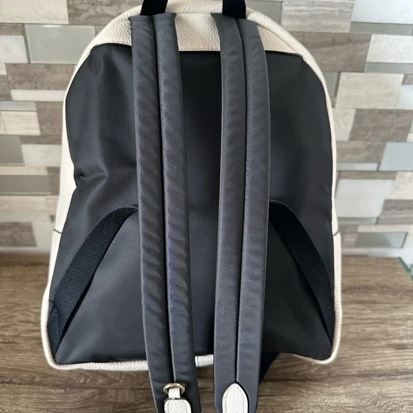 Coach Ivory Mini Backpack with Gold Accents / Bifold Wallet Included - Picture 2 of 16